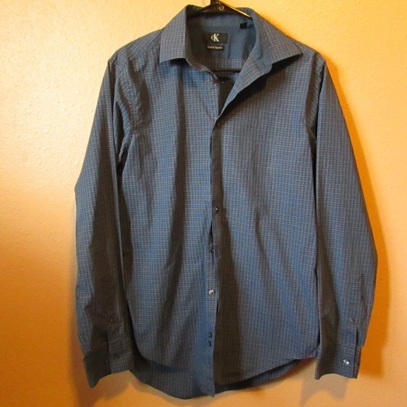 Calvin Klein Other - Calvin Klein Blue Casual Button Down Shirt